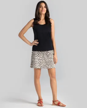 Tenerife Skort in Snow Leopard