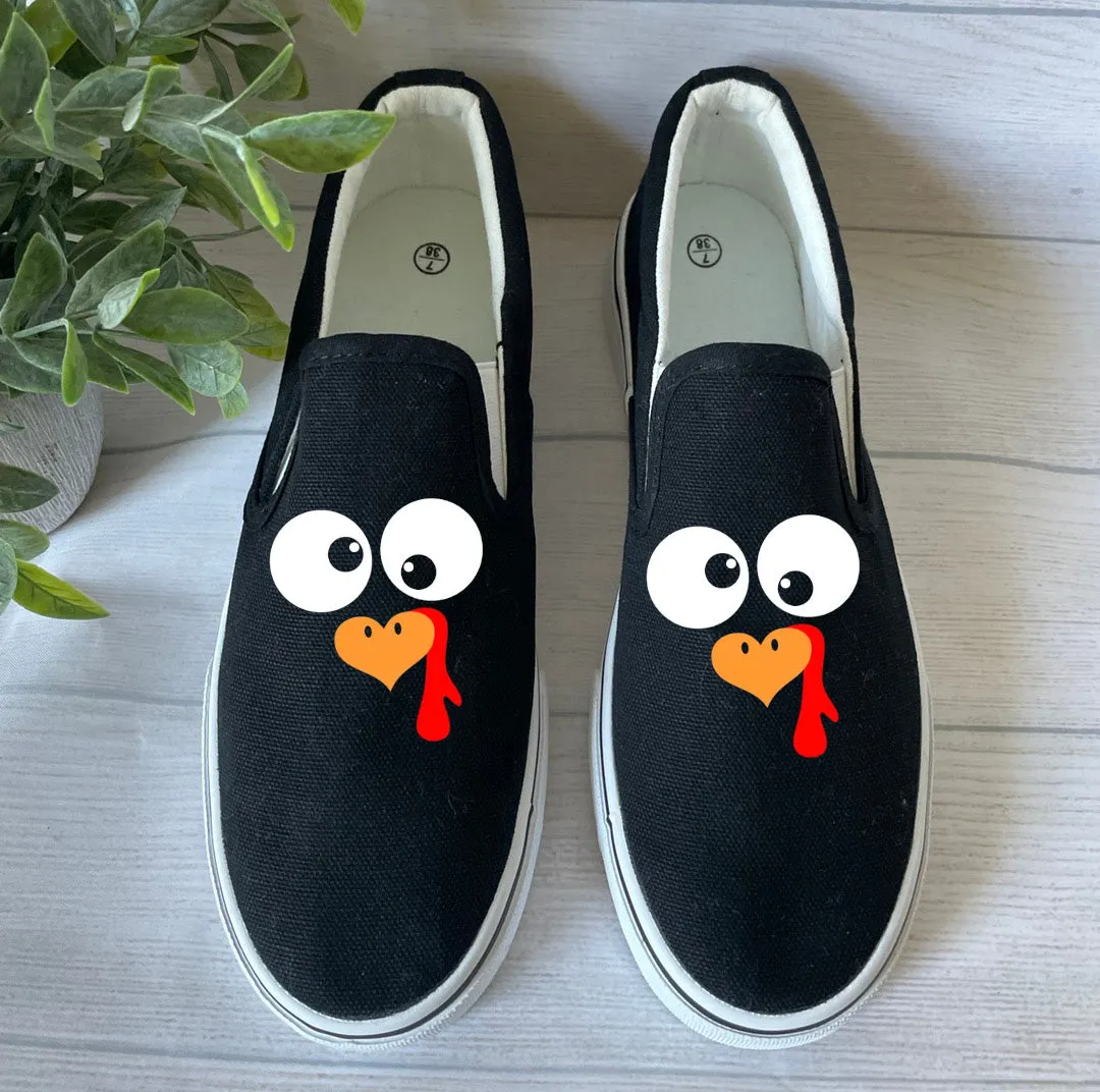 Thanksgiving Turkey slip on shoes