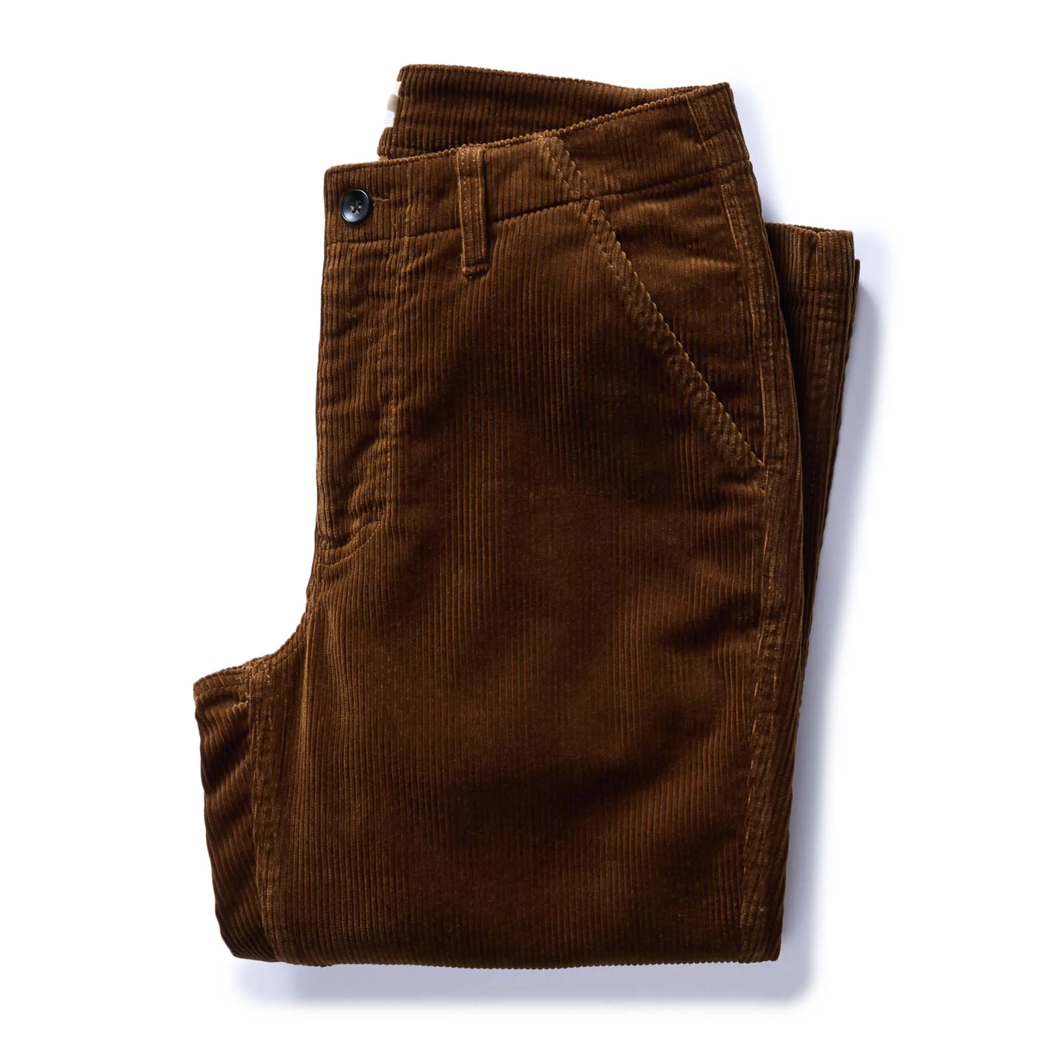 The Carnegie Pant in Bourbon Corduroy