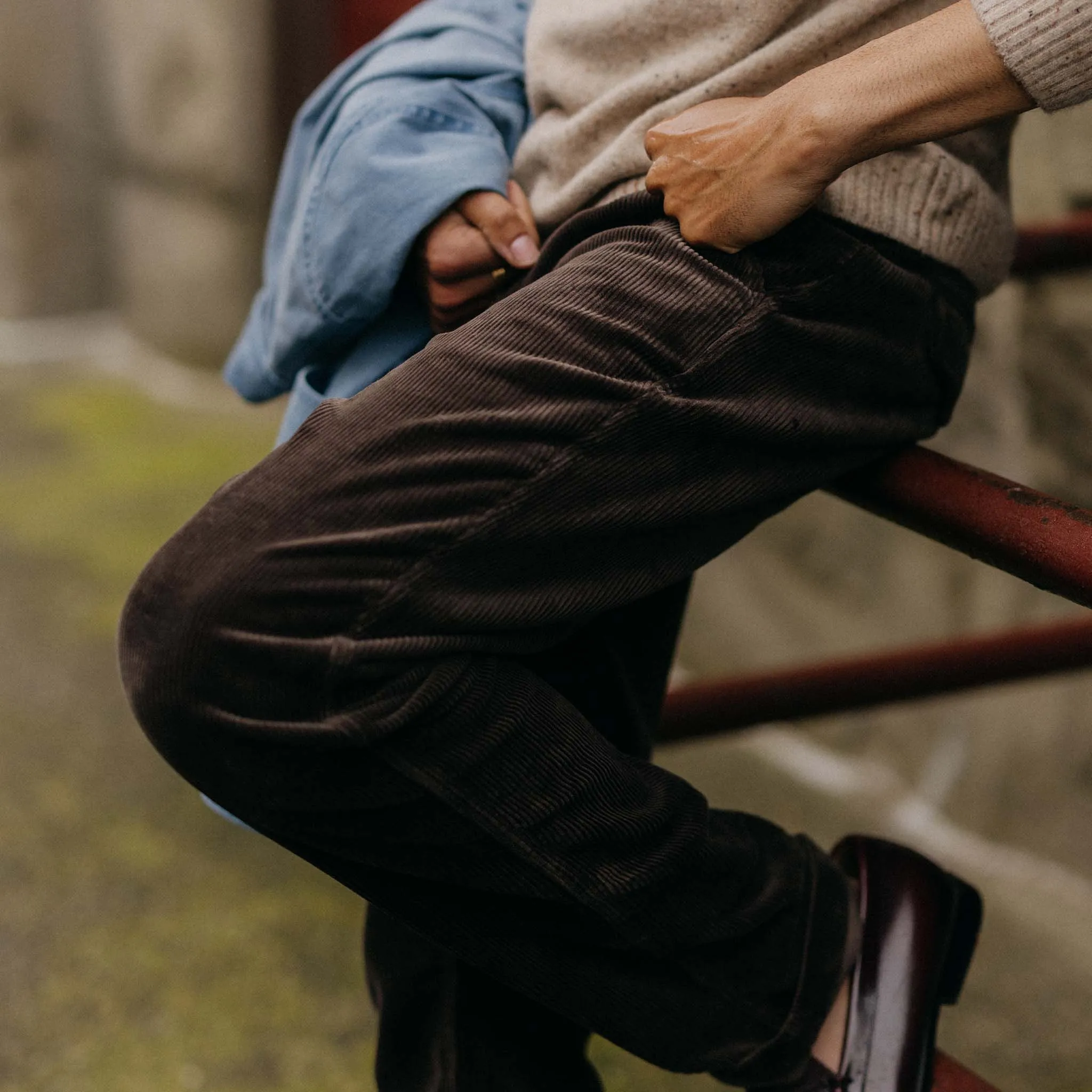 The Carnegie Pant in Soil Corduroy