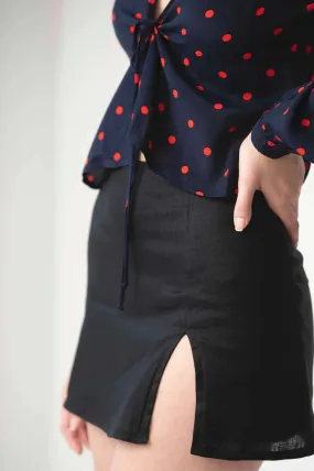 The Mini Skirt Black