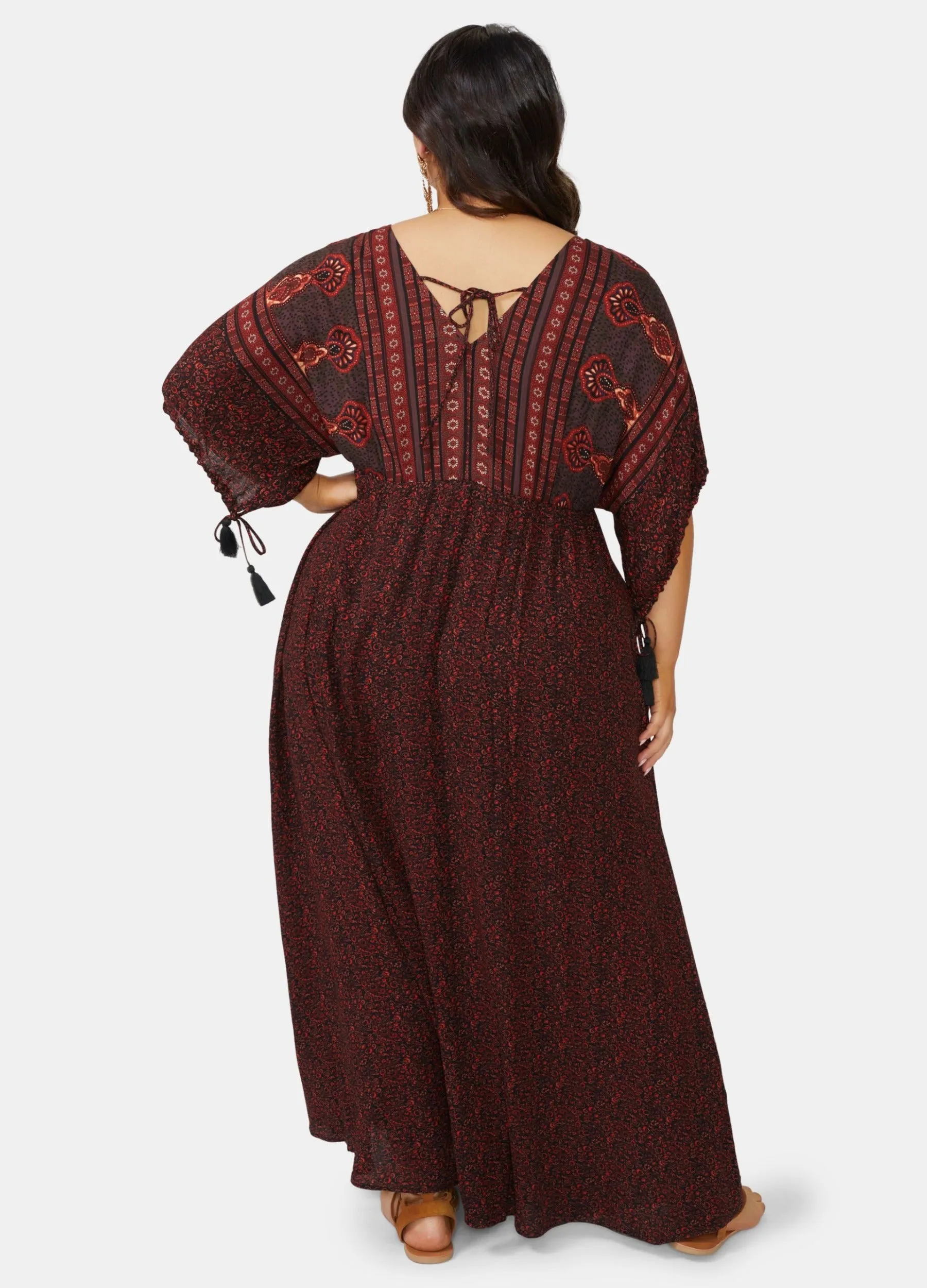 The Poetic Gypsy - Mid Sleeve Lovespice Maxi Dress