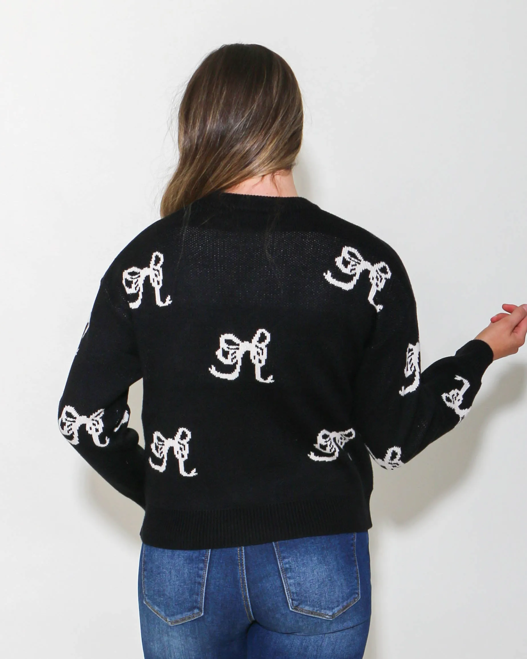 THML Bow knit Sweater