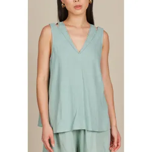 Top Amelie Tank - Seafoam