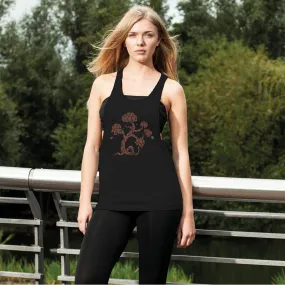 Trees Women's Loose Racerback Tank Top