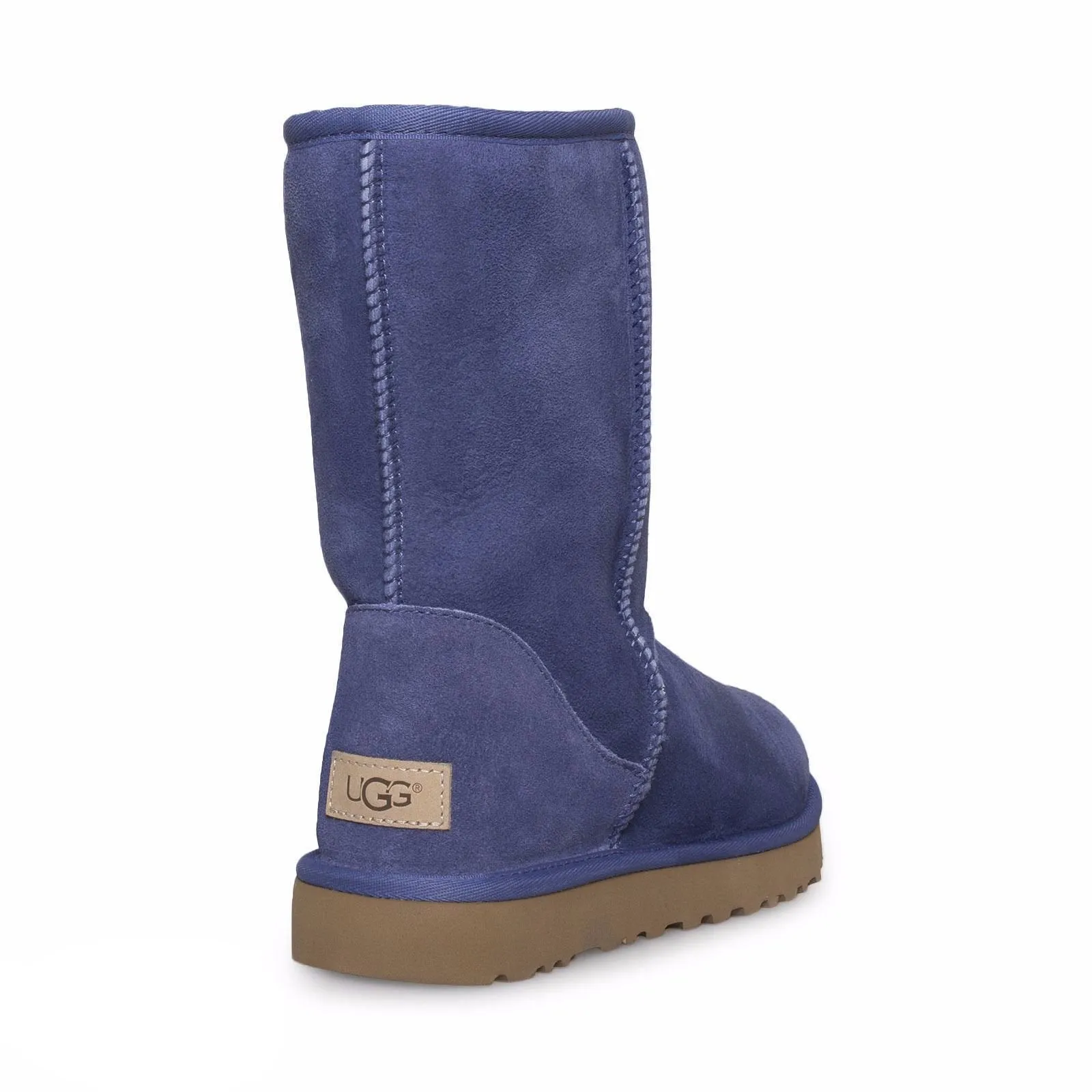 UGG Classic Short II Pajama Blue Boots