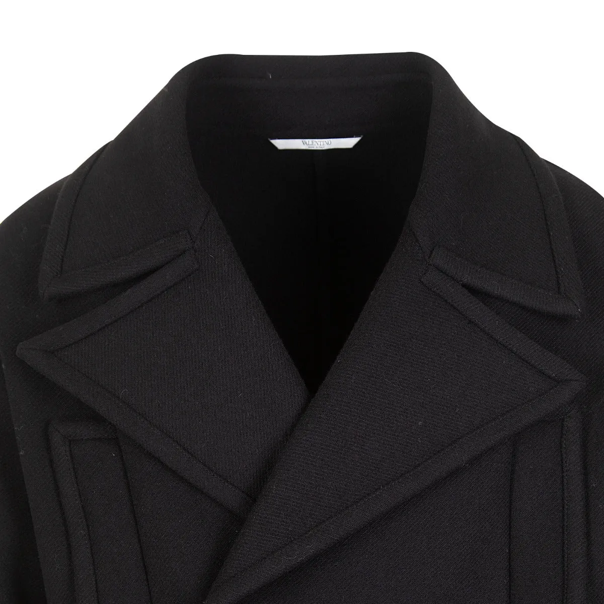 Valentino Doubled Wool Pea Coat