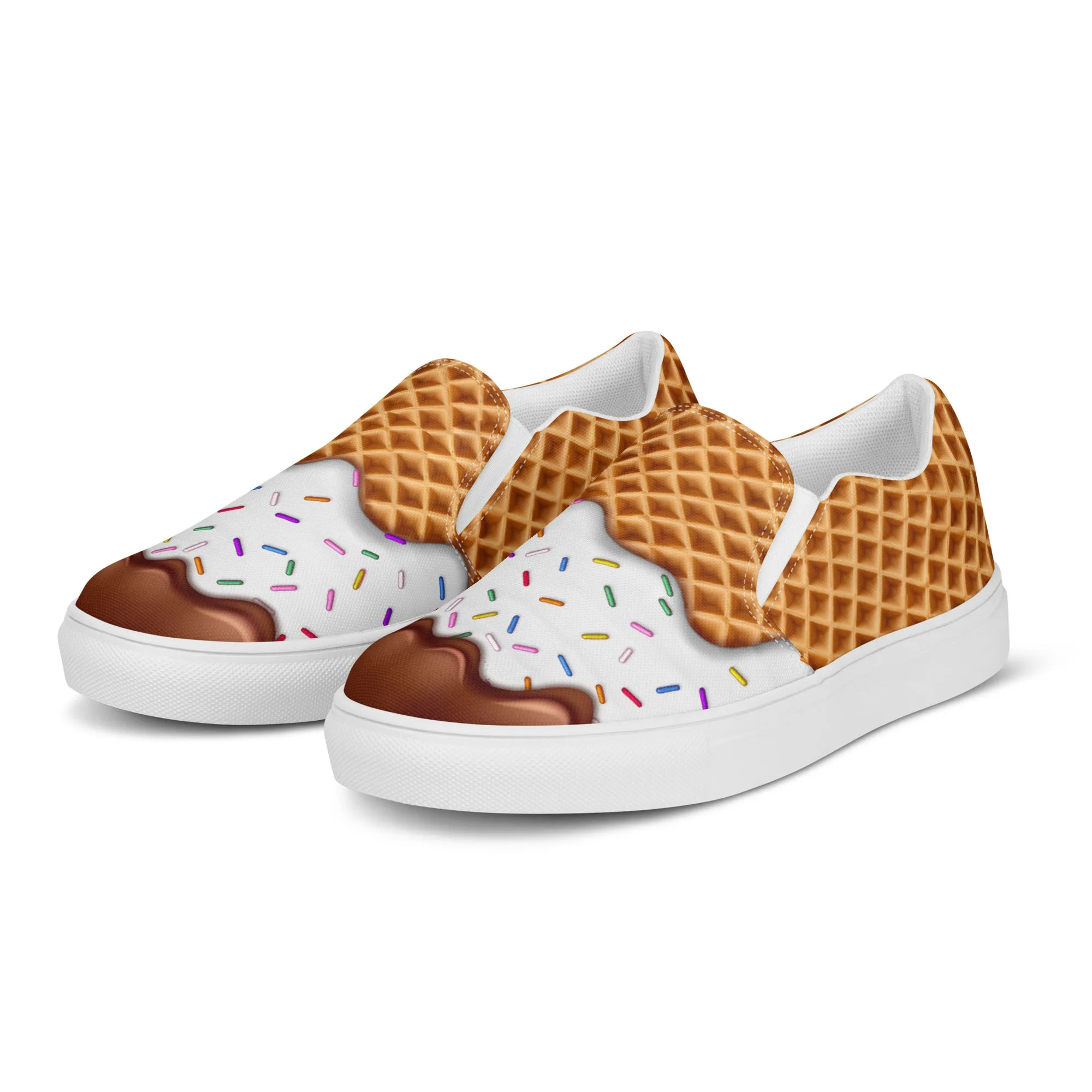 Vanilla Ice Cream Women’s slip-ons