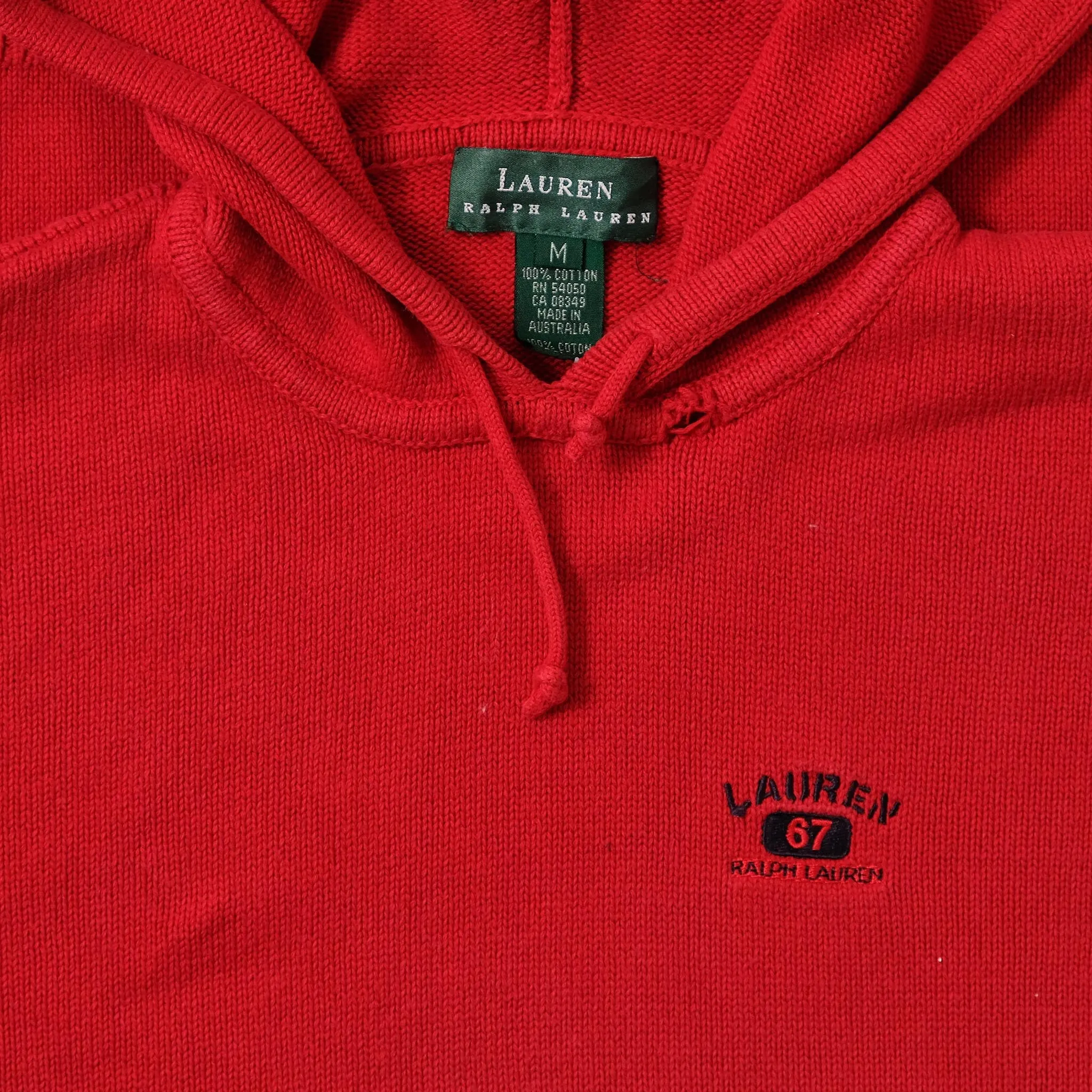 Vintage Polo Ralph Lauren Knit Hoody Small