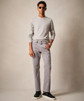 Vintage Straight Fit 5-Pocket Corduroy Pant in Graystone