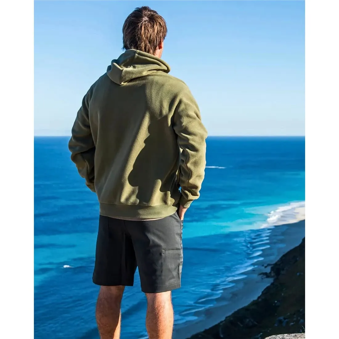 Volcom Second Trip Pullover Fleece Hoodie - Thyme Green