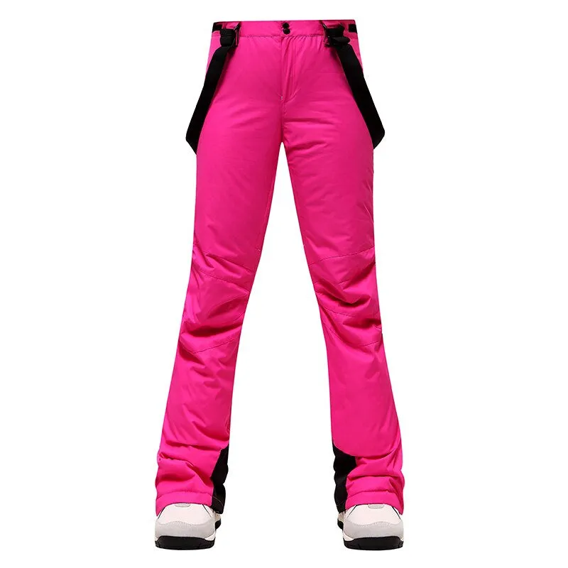 Warm Windproof Waterproof Outdoor Women's Ski Pants