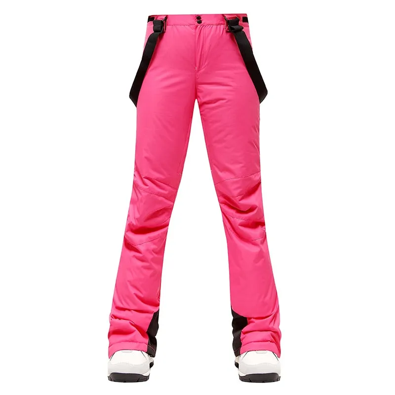 Warm Windproof Waterproof Outdoor Women's Ski Pants