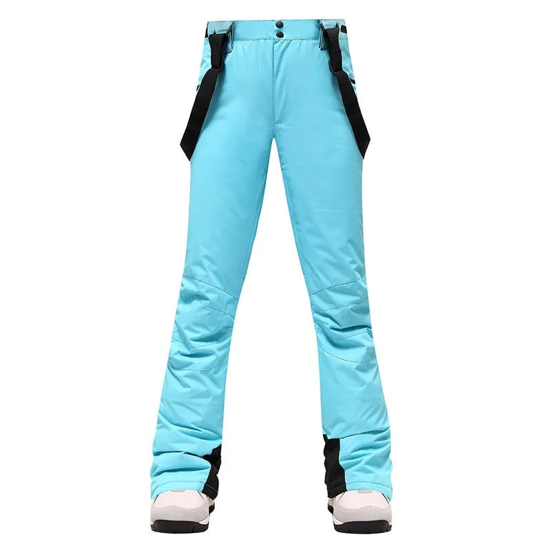 Warm Windproof Waterproof Outdoor Women's Ski Pants