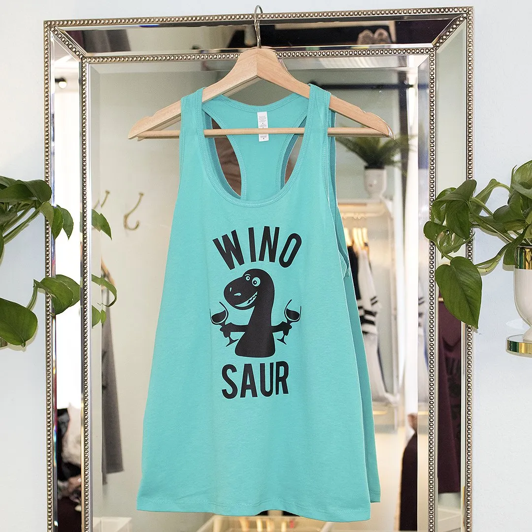 WINO SAUR Racerback Tank Top - Pick Color