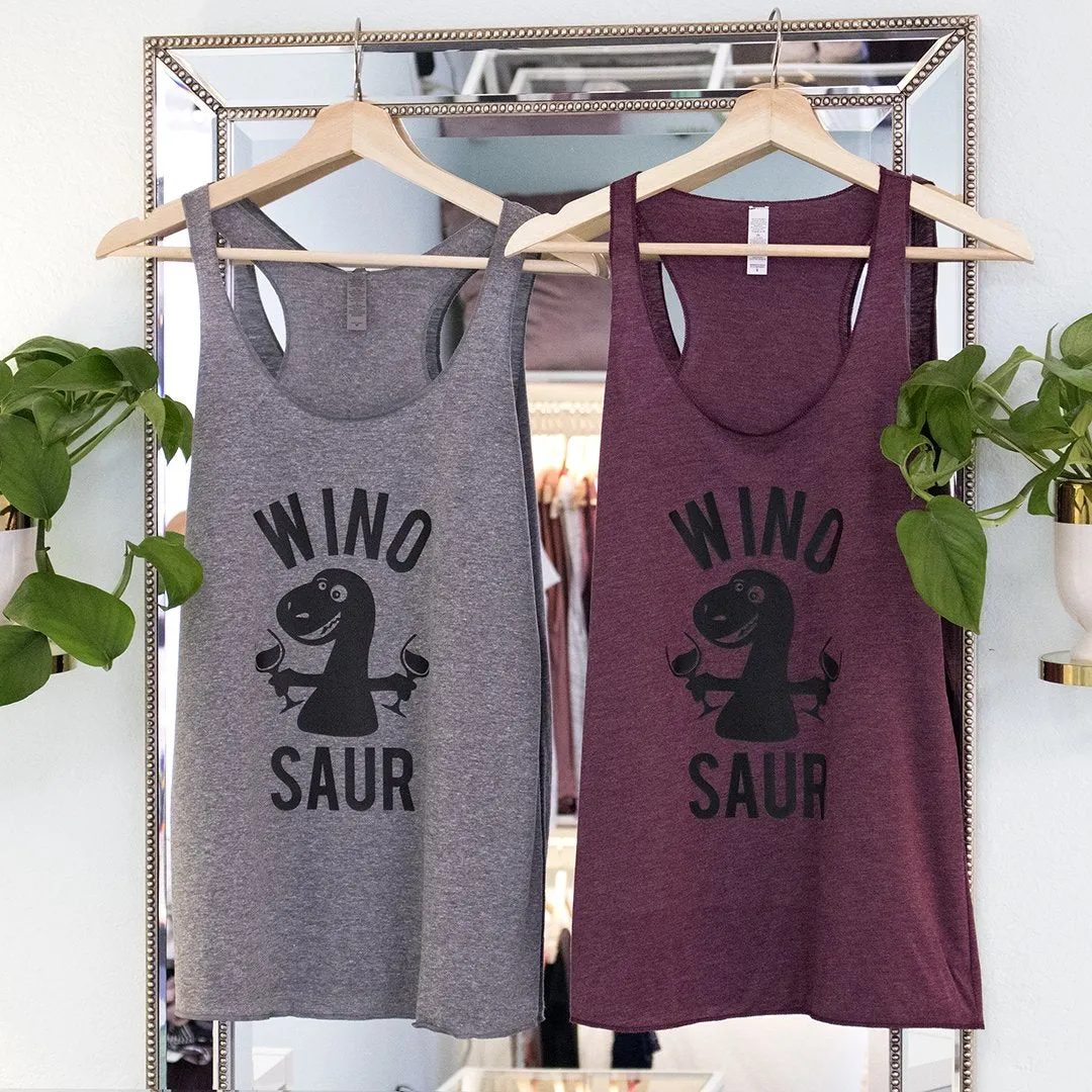 WINO SAUR Racerback Tank Top - Pick Color