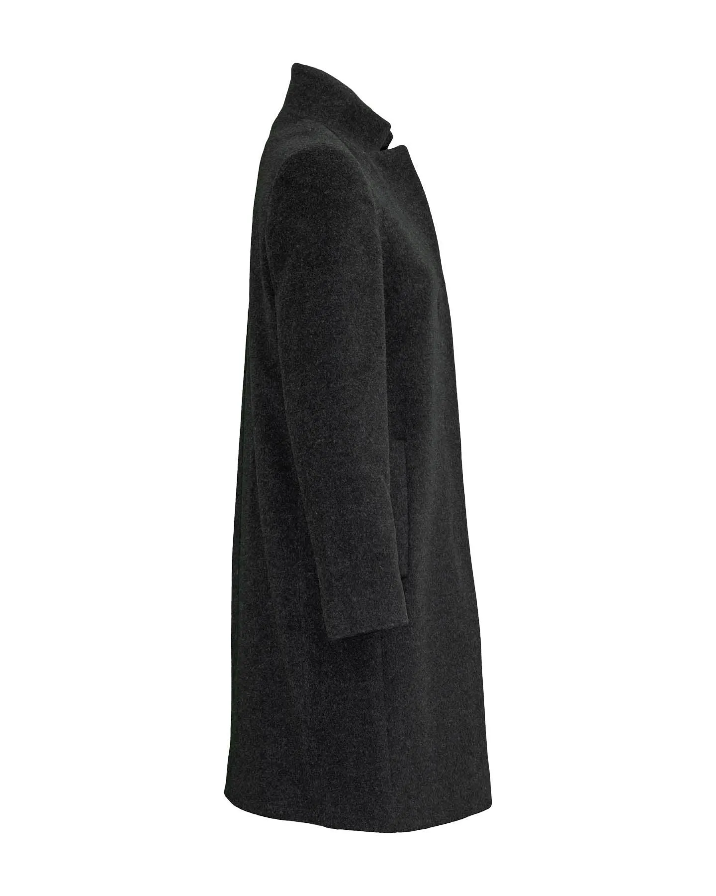 Wool Icons Coat Charcoal