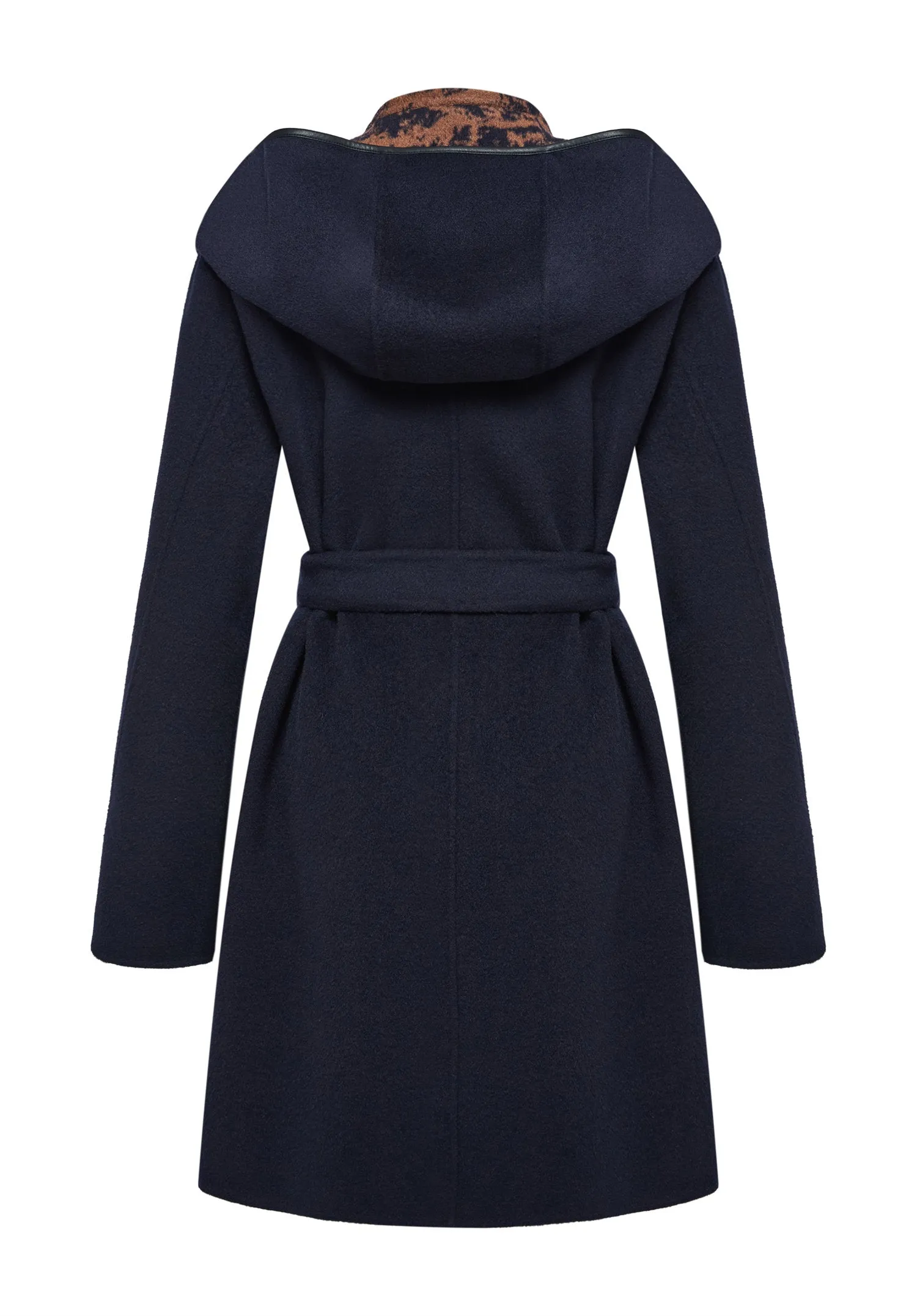 YAYING Silk and Wool Wrap Coat