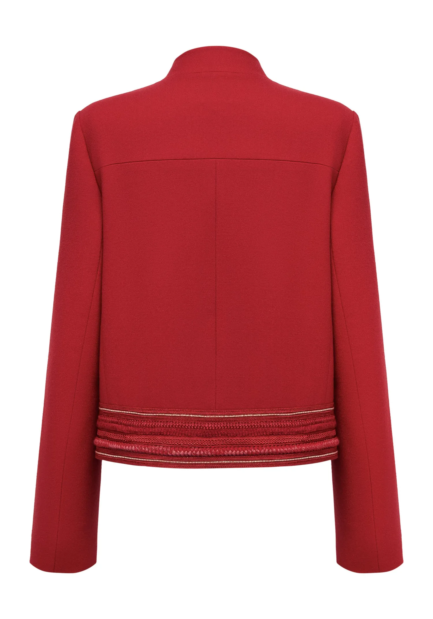 YAYING Wool Cashmere Boxy Elegant Coat